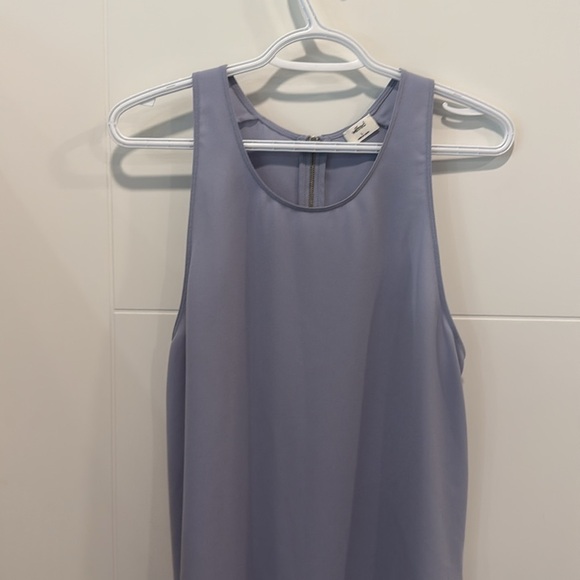 🏴 Aritzia Wilfred Purple Tank Top Relaxed Fit Scoop Neck size large - Picture 3 of 9